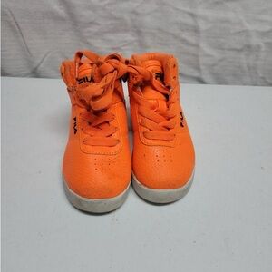 Fila Kids Bright Orange Sneakers